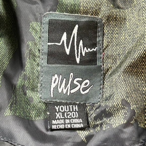 Pulse‎ Jacket Black Hooded Waterproof 3-In-1 Full Zip Size Youth XL (20) - Picture 6 of 11